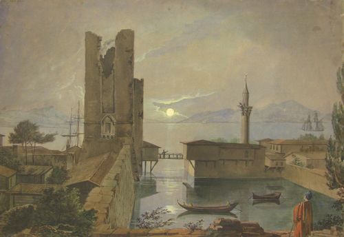 Рабус К.И. Лунная ночь в Галлиполи. 1830-е